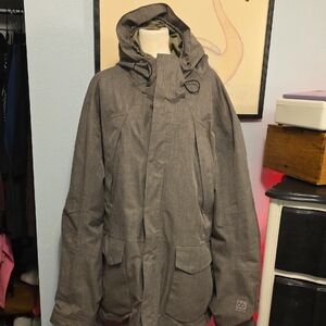 Men's Drangajökull Gore-Tex Down Parka Gray Size XXL Read Description